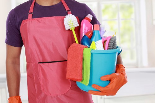 Professional mattress cleaning service in a Belsizepark bedroom