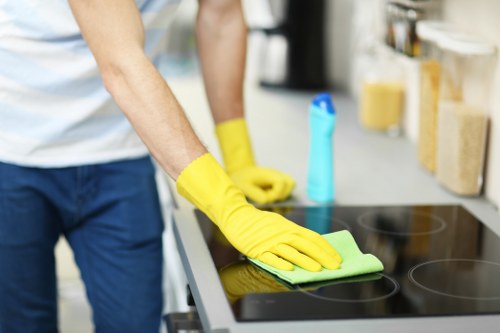 Upholstery cleaning service for sofas in Belsizepark home