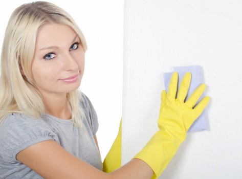Routine cleaning of reception, washroom, and communal business areas in Belsizepark
