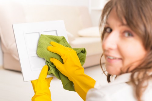 Support message for accessibility requests related to cleaning services